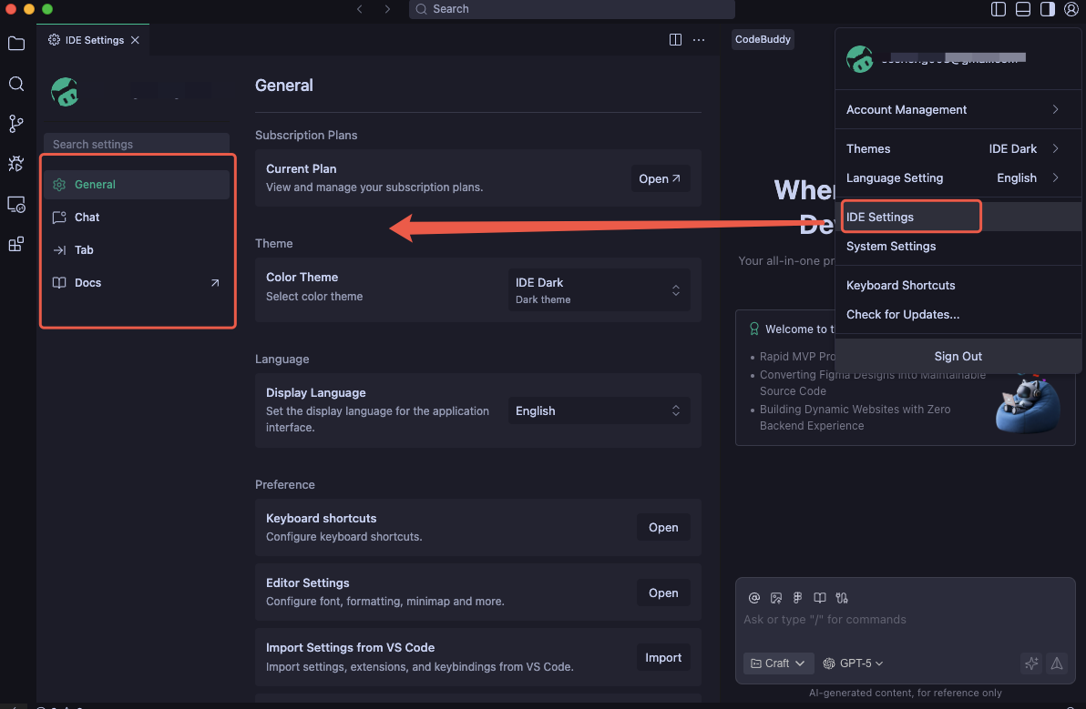 Settings & Preferences